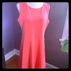 Alfani coral sleeveless dress